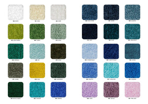 Photo of the Abyss Habidecor Color Swatch ensemble.