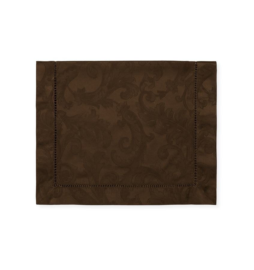Sferra Acanthus | Table Runner Chocolate