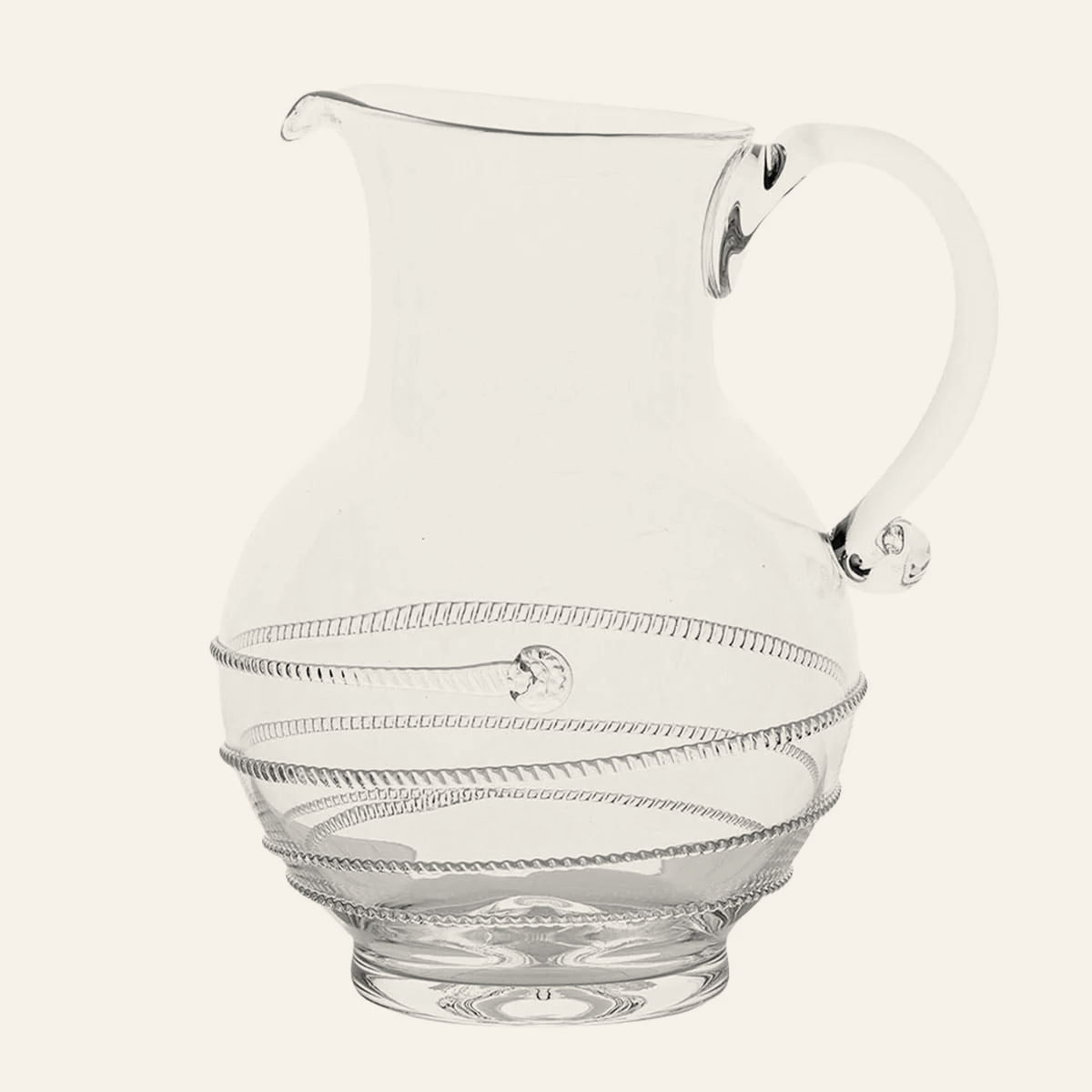 Amalia | Glass Round Pitcher