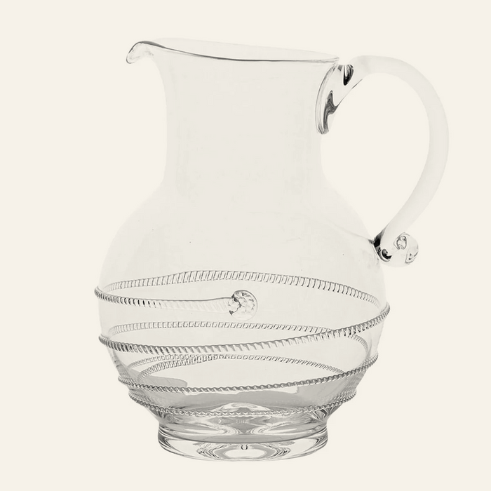 Photo of the Amalia | Glass Round Pitcher ensemble.