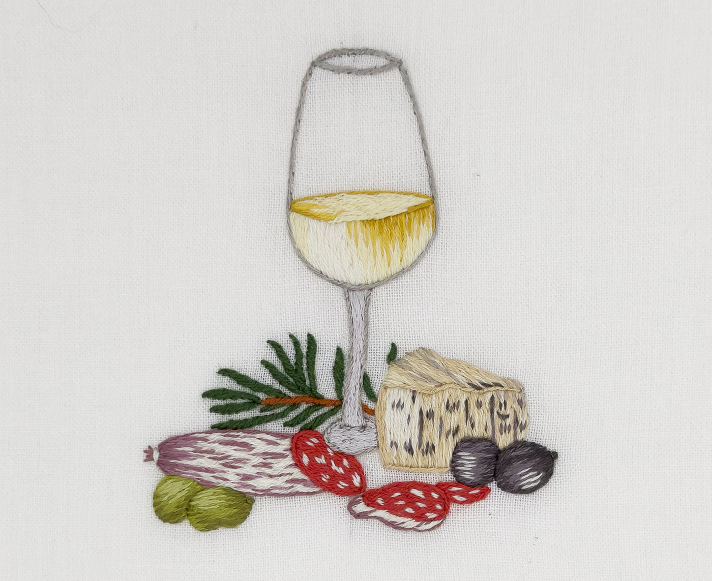 Apero White Hand Towel