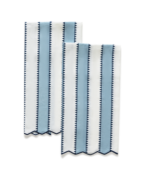 Photo of the Apollo Stripe | Guest Towel Set ensemble.