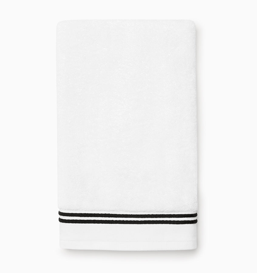 Sferra Aura Nuova | Hand Towel White/Black
