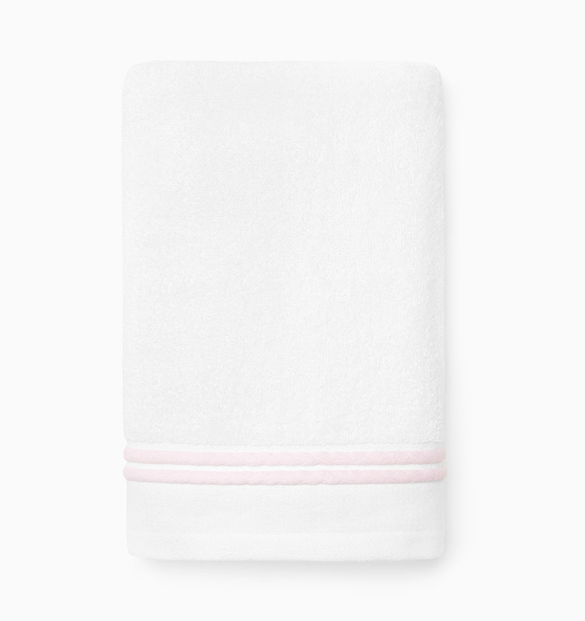 Sferra Aura Nuova | Hand Towel White/Pink