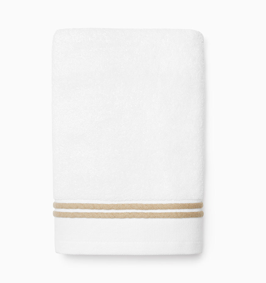 Sferra Aura Nuova | Hand Towel White/Sand