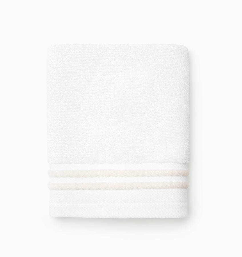 Sferra Aura Nuova | Washcloth White/Ivory