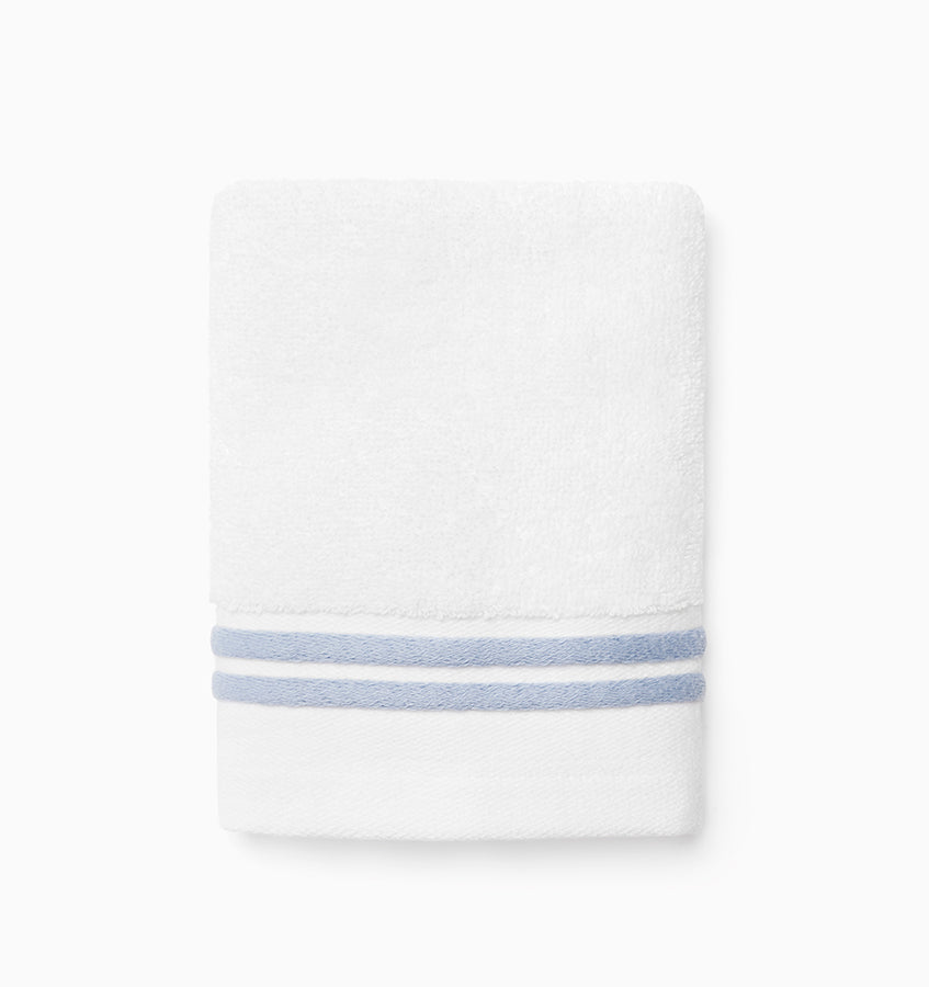 Sferra Aura Nuova | Washcloth White/Sea