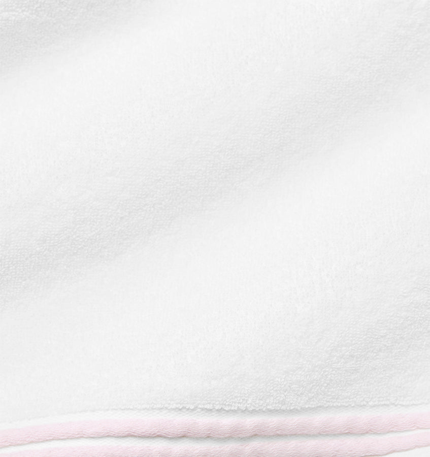 Sferra Aura Nuova | Bath Towel White/Pink