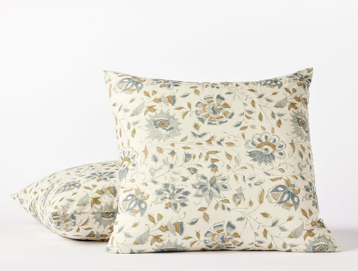 Photo of the Flora Print | Pillow Sham ensemble.