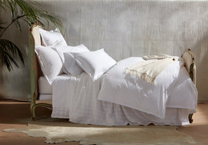 Photo of the Ceylon Satin Stitch | Duvet Cover ensemble.