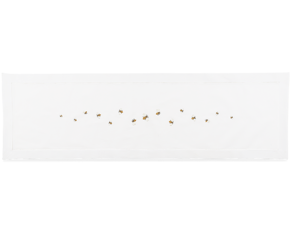 Photo of the Bees Table Runner ensemble.