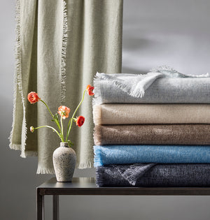 Photo of the Maya Throw ensemble.