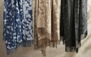 Photo of the Cadiz Oversize Throw ensemble.