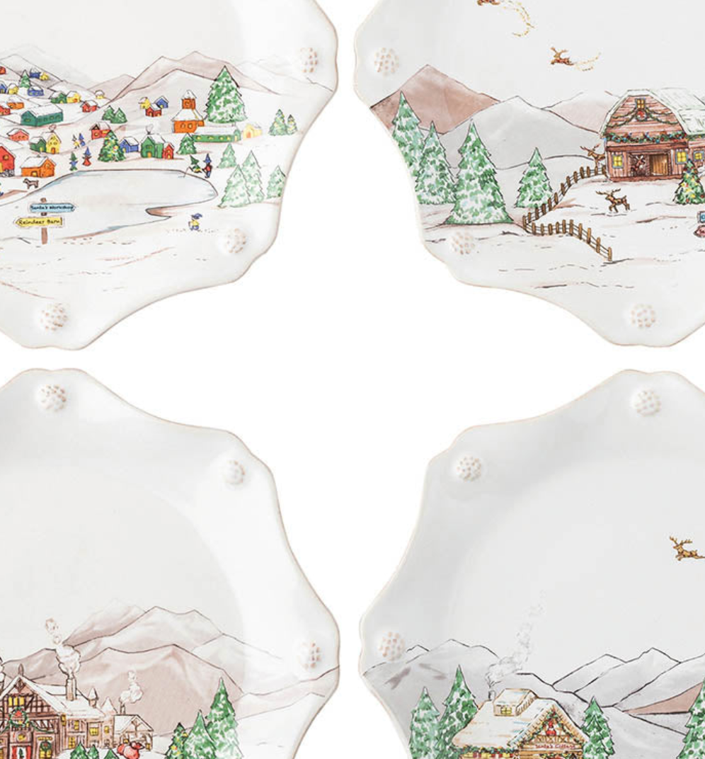 Berry & Thread North Pole | Assorted Salad Plate Set