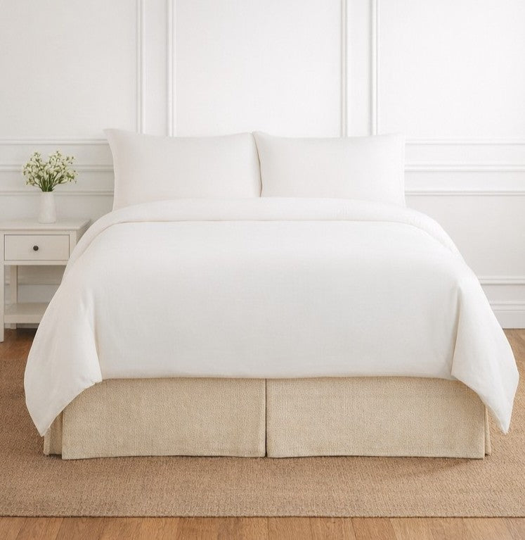 Basketweave | Tailored Bed Skirt