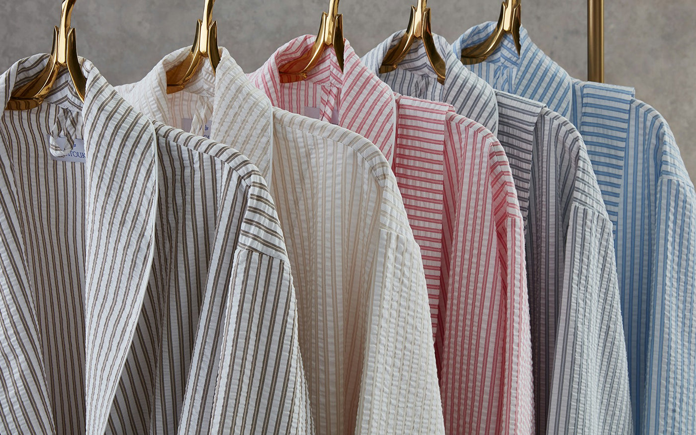 The Matteo Seersucker Robe