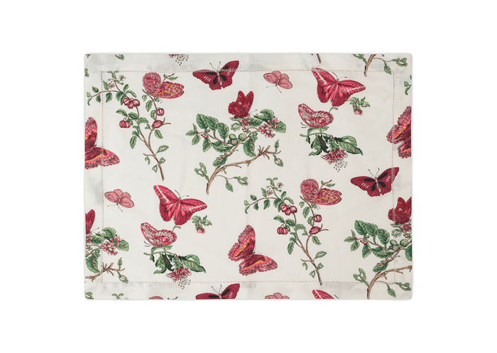 Photo of the Baudin Butterfly | Placemat Set ensemble.