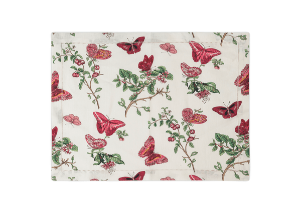 Photo of the Baudin Butterfly | Placemat Set ensemble.