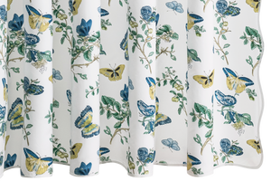 Photo of the Baudin Butterfly Shower Curtain ensemble.