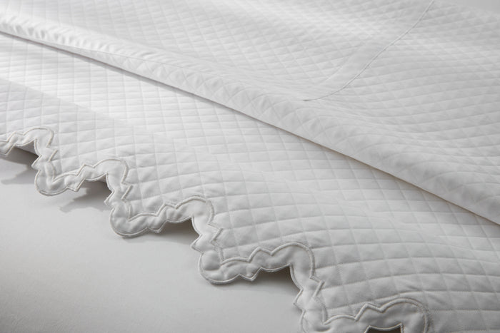 Photo of the Aziza Matelassé | Coverlet ensemble.