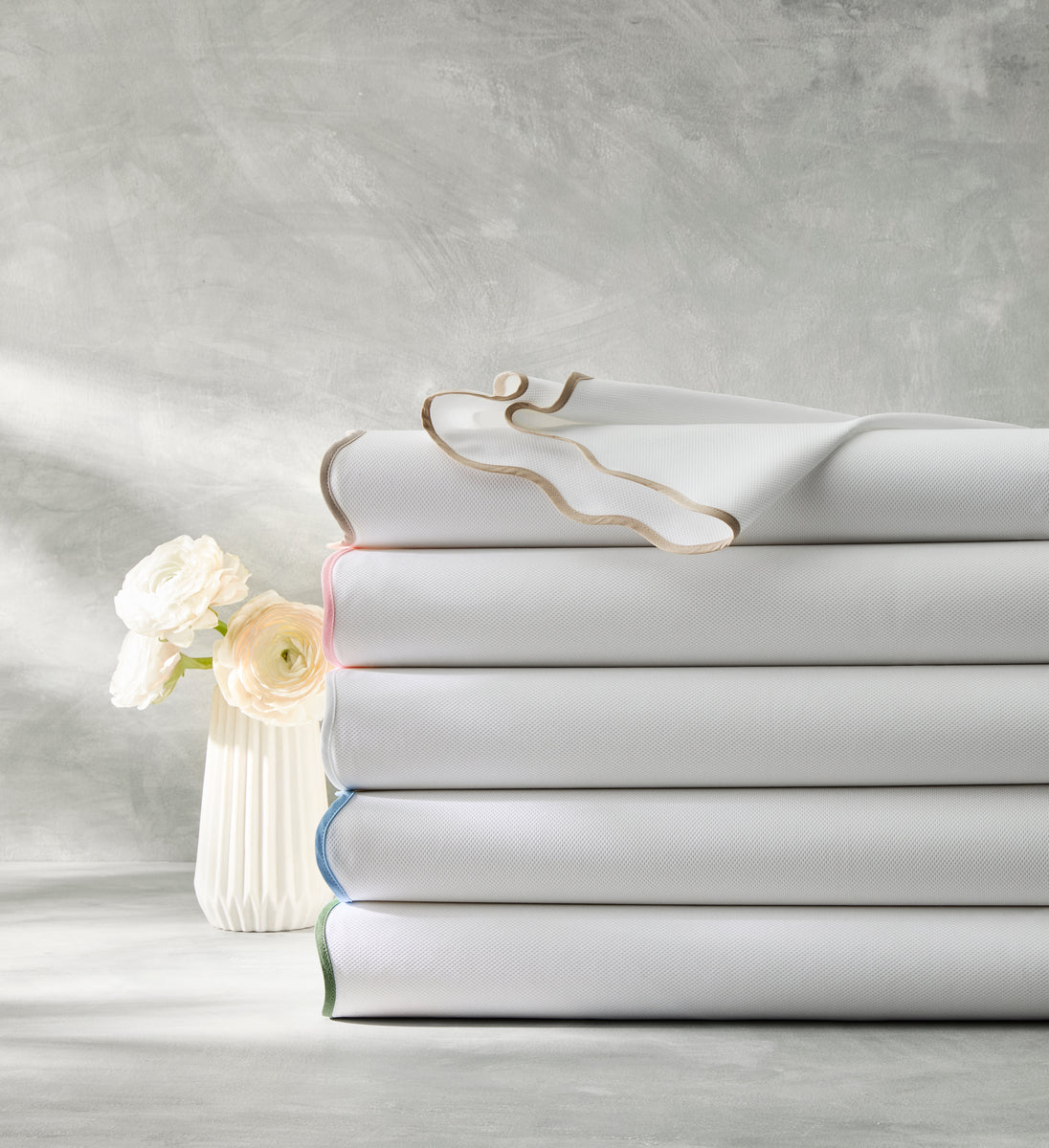Matouk Camilla Pique Bed Skirt