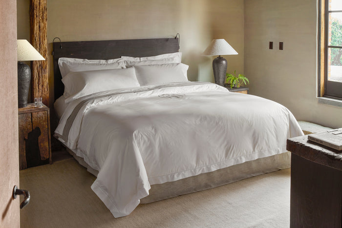 Photo of the Gatsby Hemstitch | Duvet Cover ensemble.
