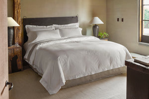 Photo of the Gatsby Hemstitch | Duvet Cover ensemble.