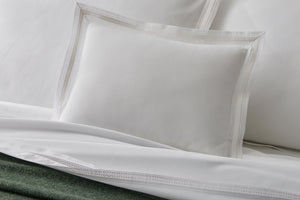 Photo of the Grace | Lace Piqué Sham ensemble.