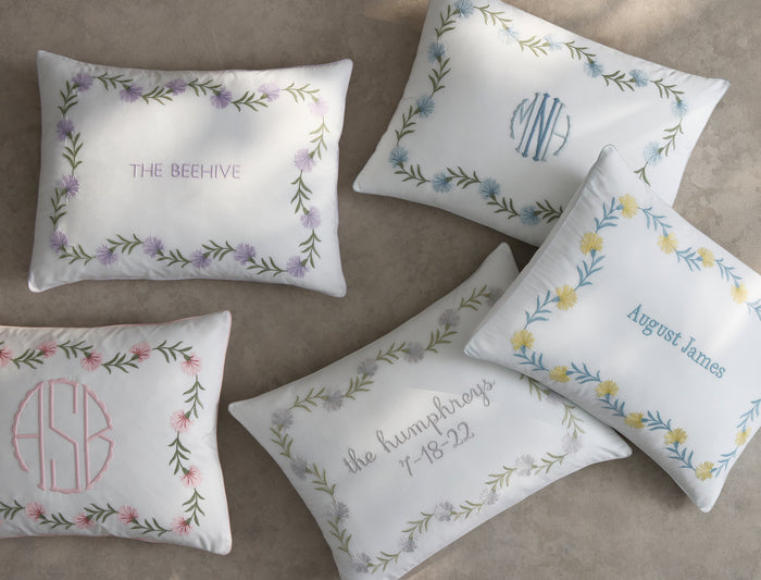 Photo of the Daphne | Decorative Pillow Sham ensemble.