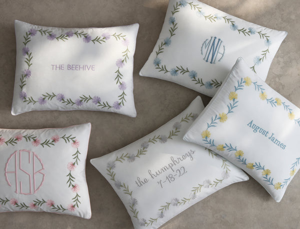 Photo of the Daphne Three | Mini Pillow Sham ensemble.