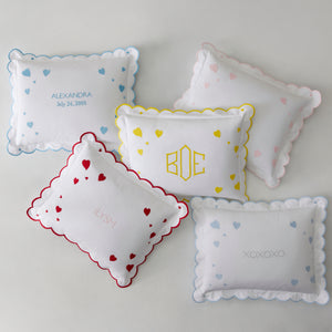 Photo of the Hearts | Mini Pillow Sham ensemble.