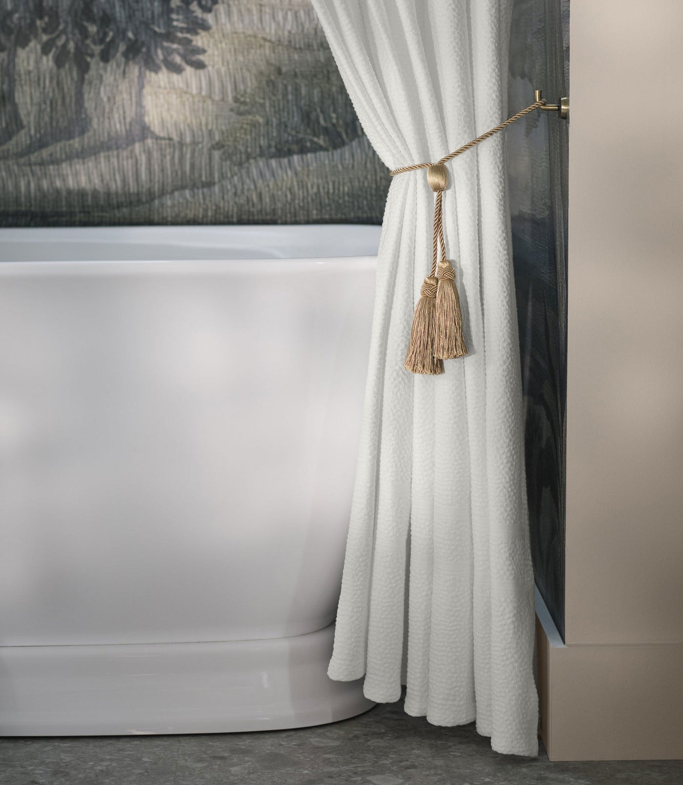 Montauk Matelassé Shower Curtain