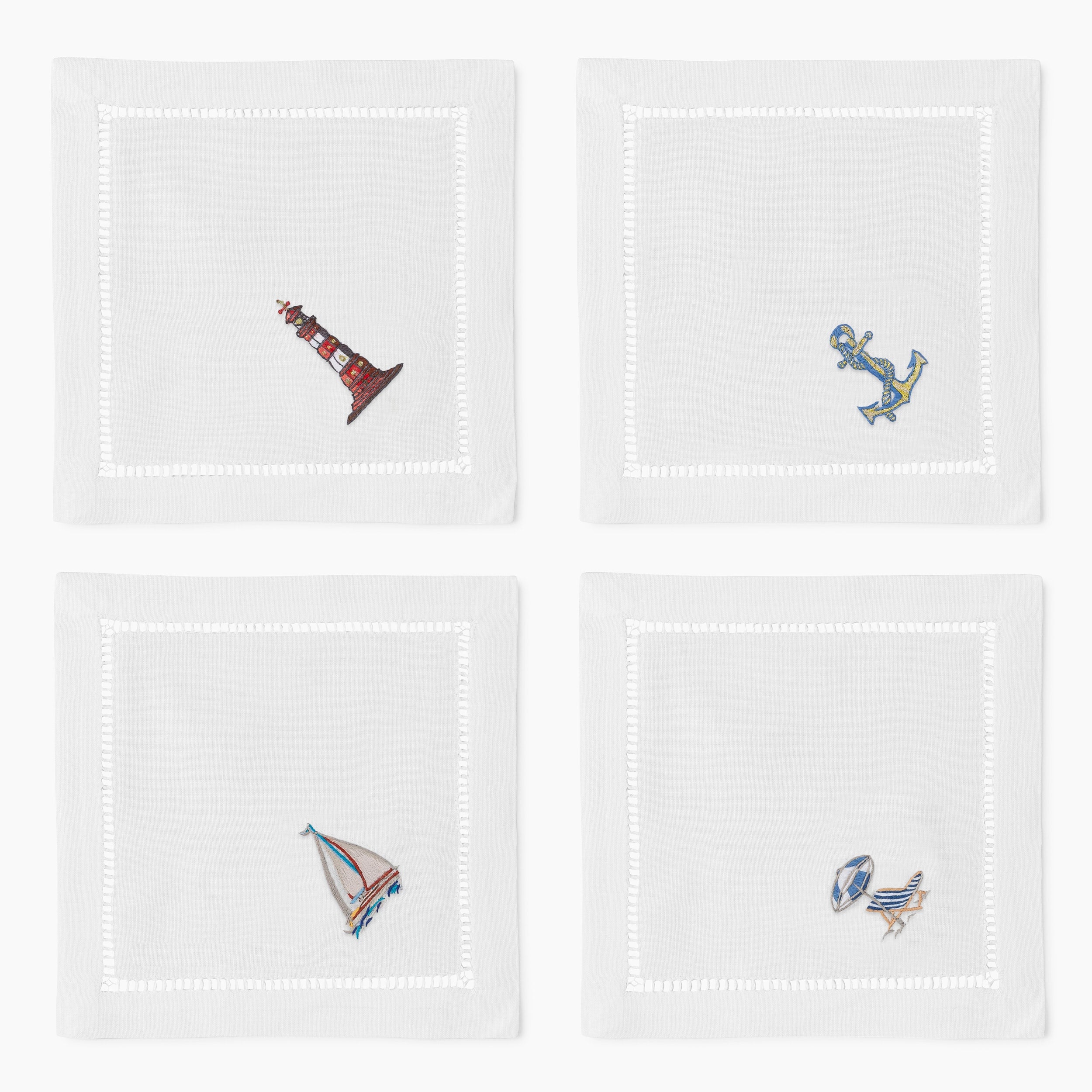 Henry Handwork Cocktail Napkins - Thumbnail 3