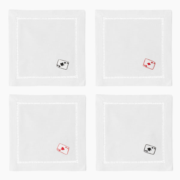 Photo of the Cards Cocktail Napkins ensemble.
