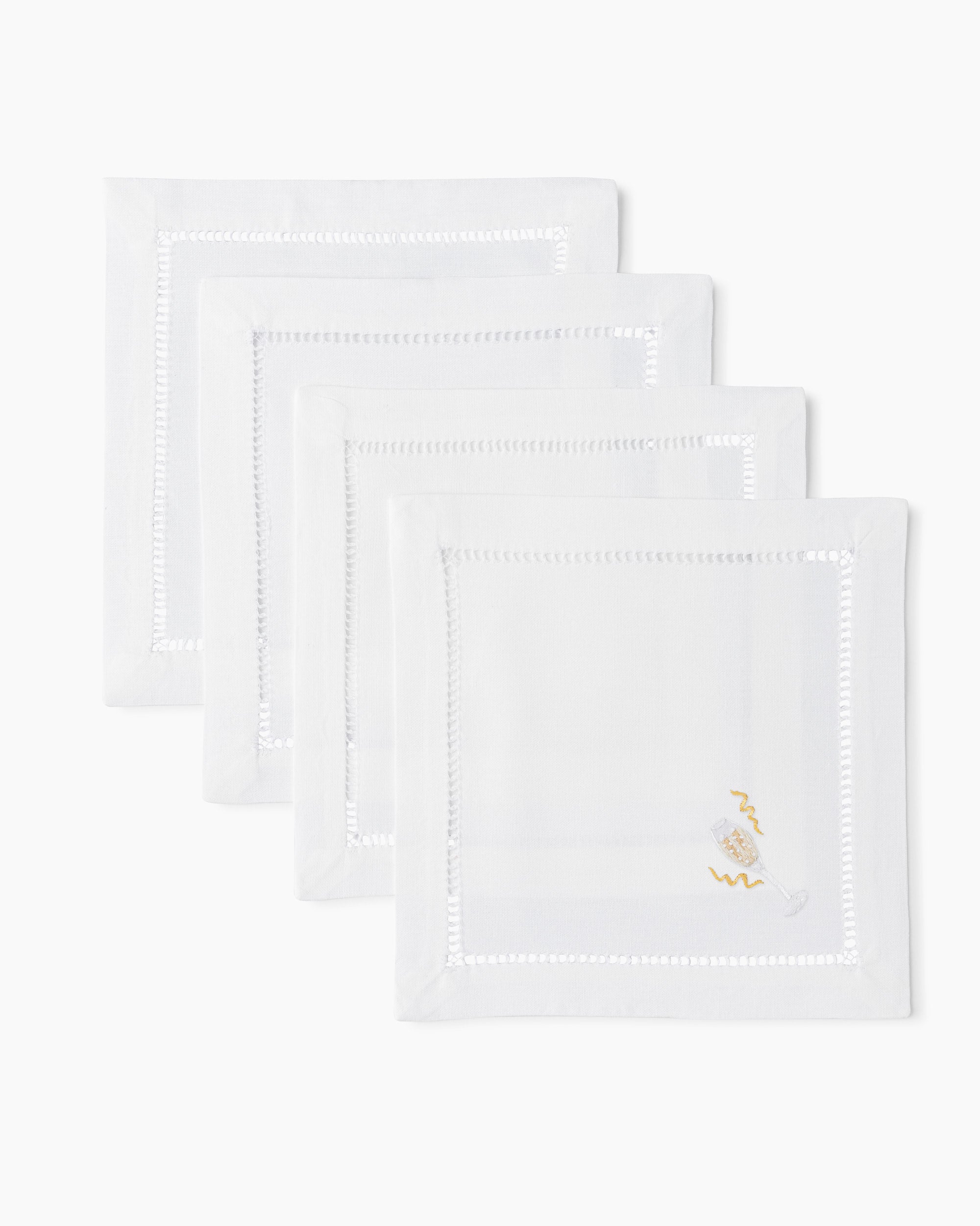 Henry Handwork Cocktail Napkins - Thumbnail 3
