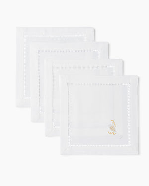 Photo of the Champagne Celebration Cocktail Napkins ensemble.