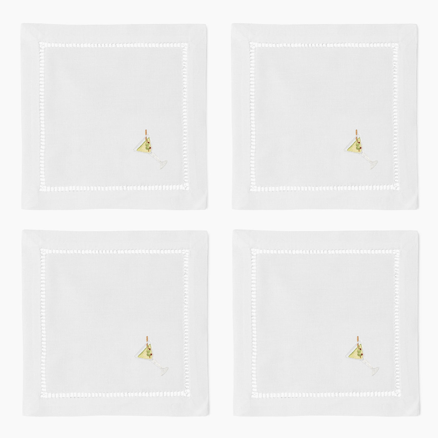 Dirty Martini Cocktail Napkins