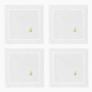 Photo of the Dirty Martini Cocktail Napkins ensemble.