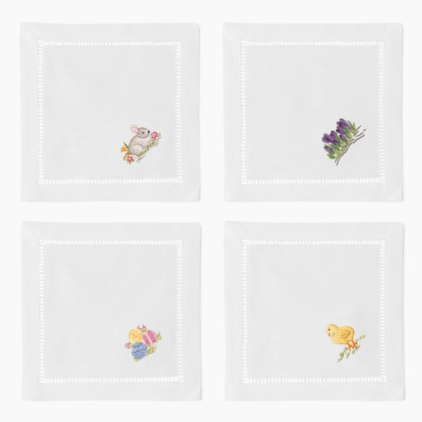 Photo of the Easter Cocktail Napkins ensemble.