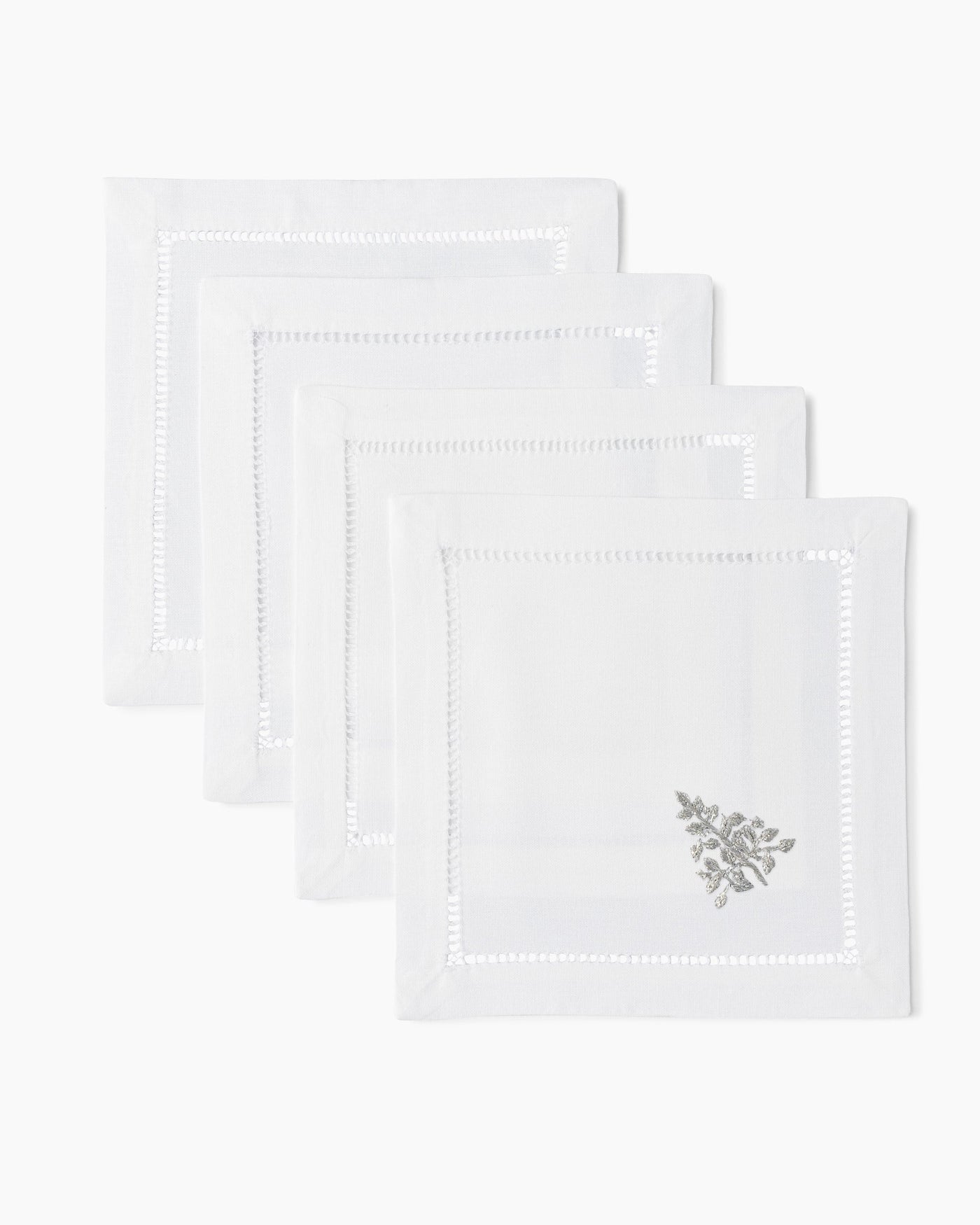 Mod Tree Silver Cocktail Napkins