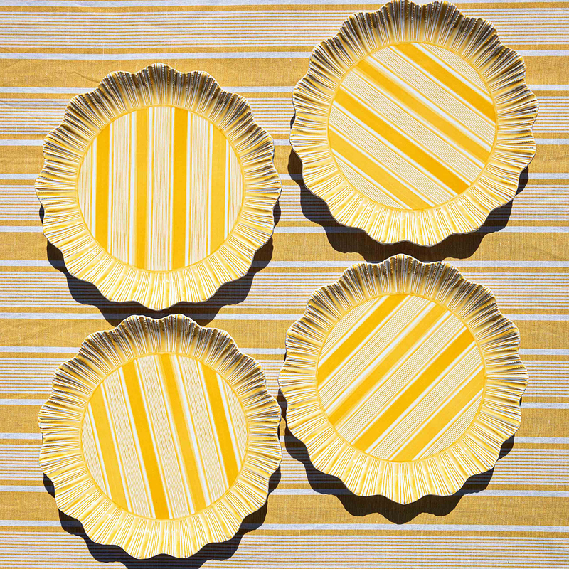 Cabana Stripe Melamine | Dinner Plate Set