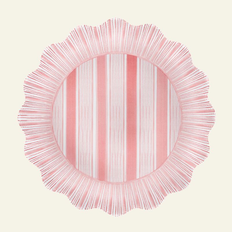 Cabana Stripe Melamine | Dinner Plate Set