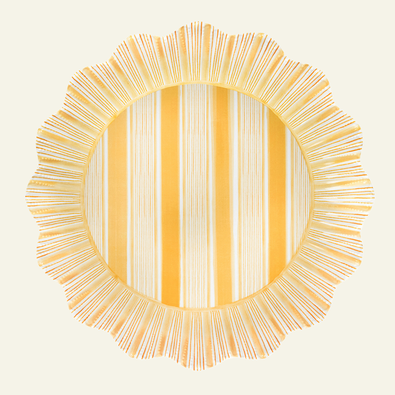 Cabana Stripe Melamine | Dinner Plate Set