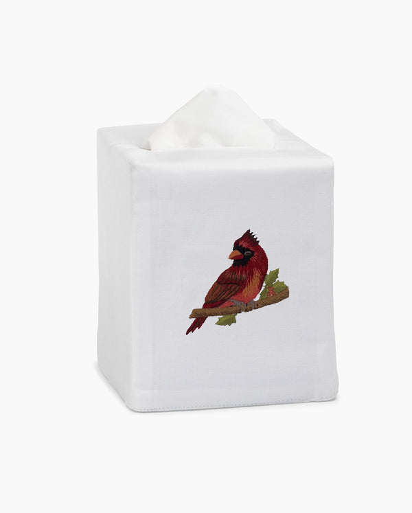 Photo of the Cardinal Modern Tissue Box Cover ensemble.