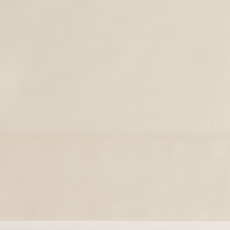 Close-up view of a beige textured fabric, featuring Capela Pillowcase by Celso de Lemos available at Linen Society.