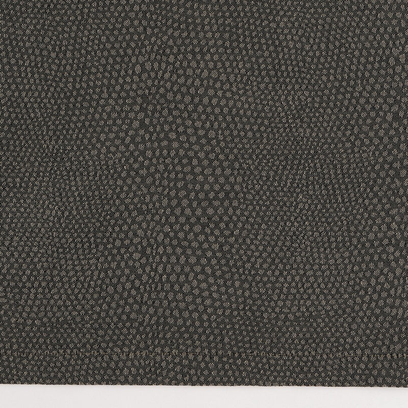 Textured dark gray fabric with a subtle speckled pattern, featuring Kroco Pillowcase by Celso de Lemos available at Linen Society.