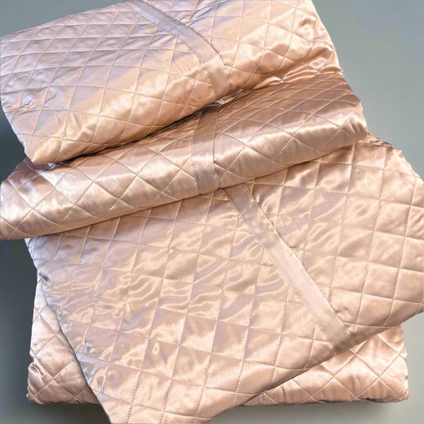 Photo of the Classic Silk Quilted Coverlets ensemble.