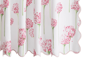 Photo of the Charlotte Shower Curtain ensemble.