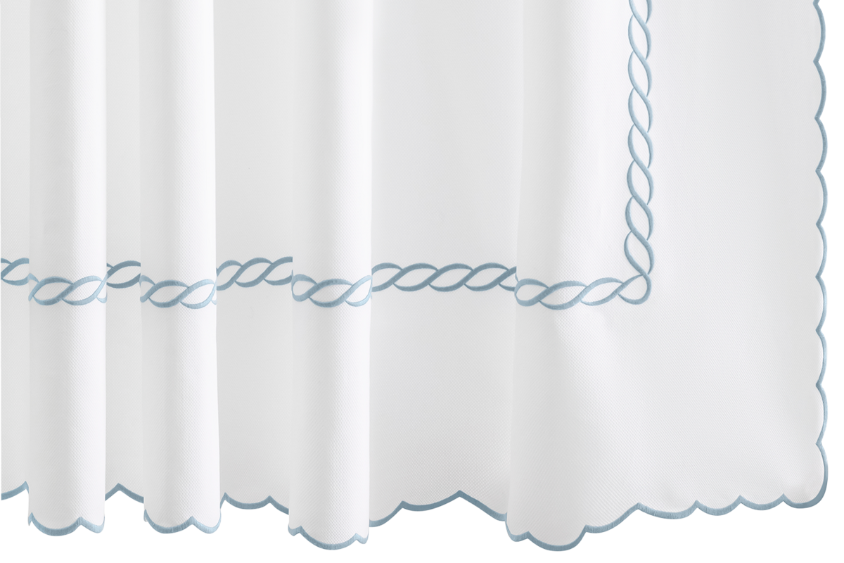 Classic Chain Scallop Shower Curtain