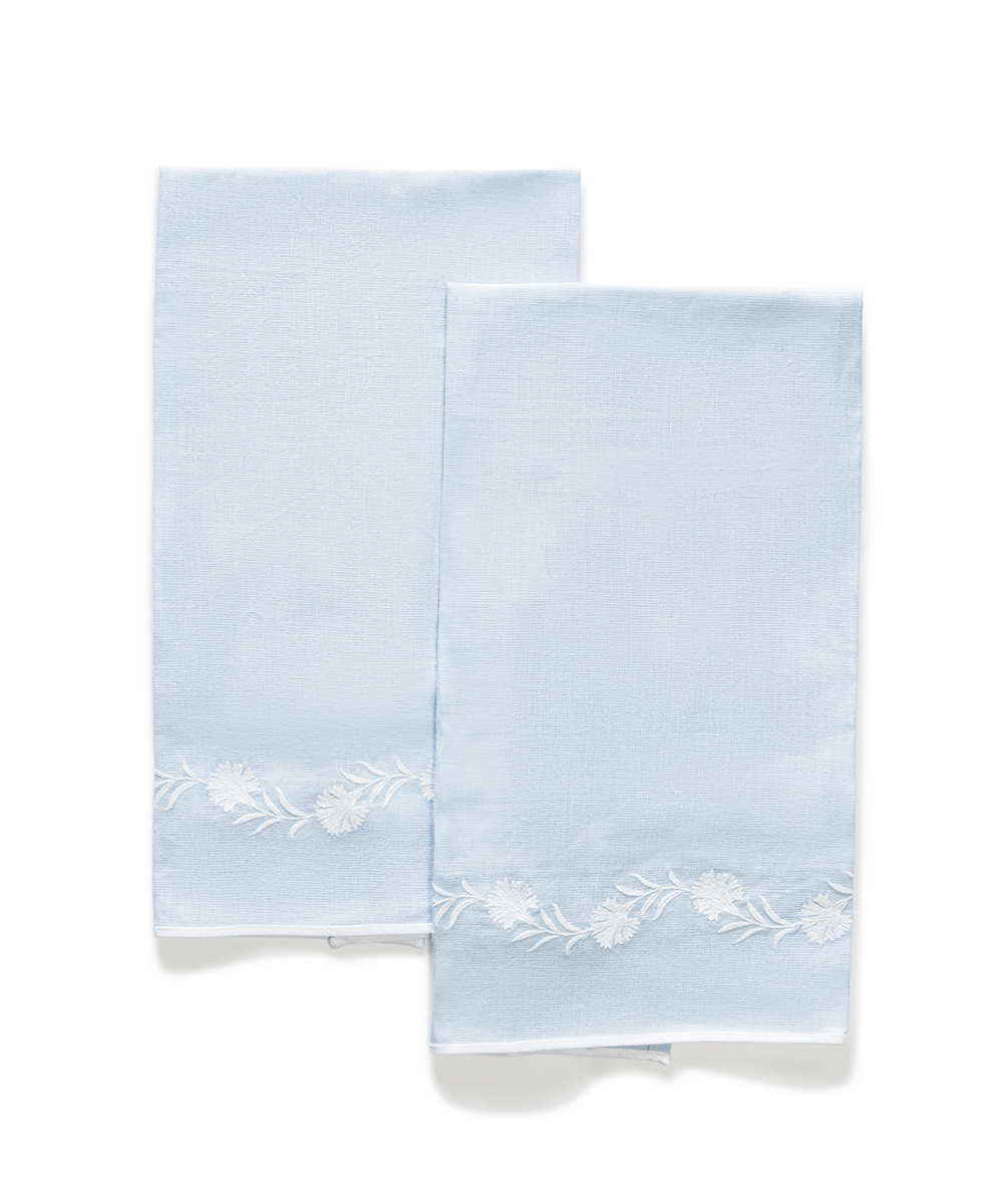 Daphne | Embroidered Guest Towel Set
